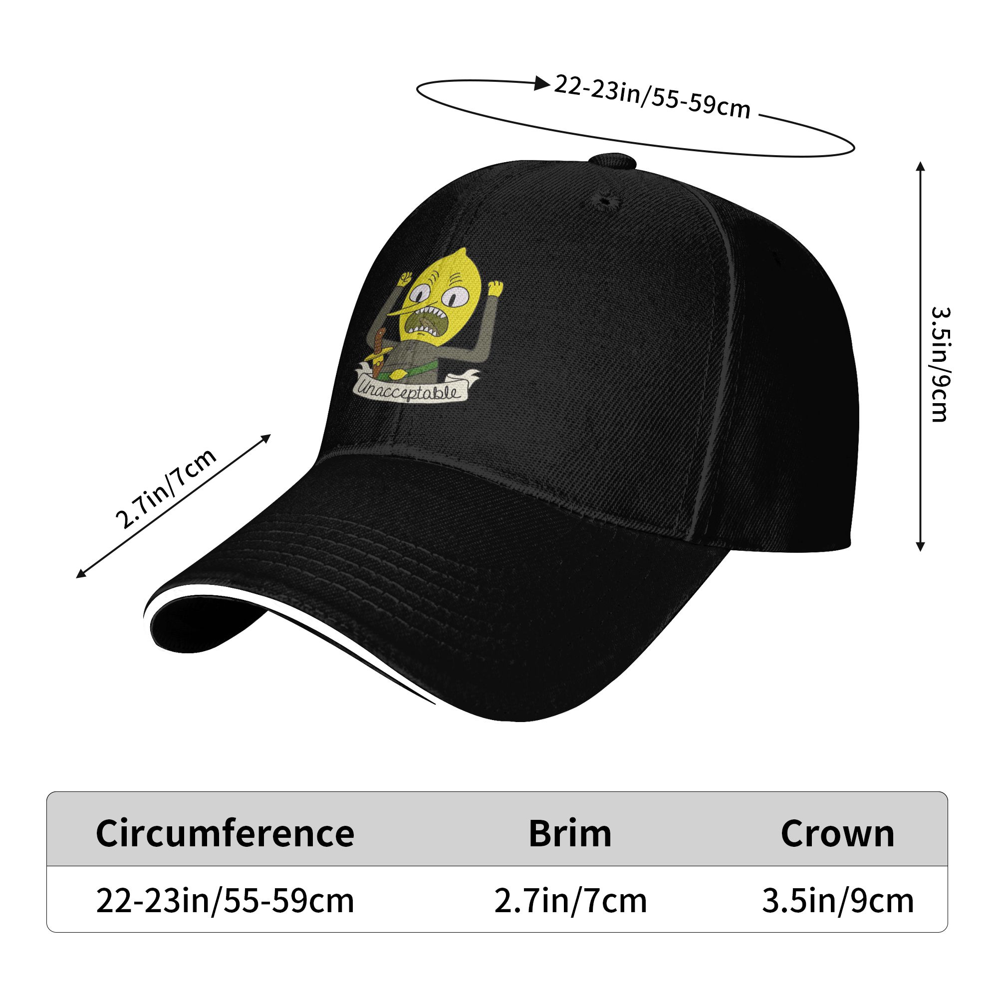 Lemongrab  Caps For Men Women  - Golf Cap Dad recension och pris