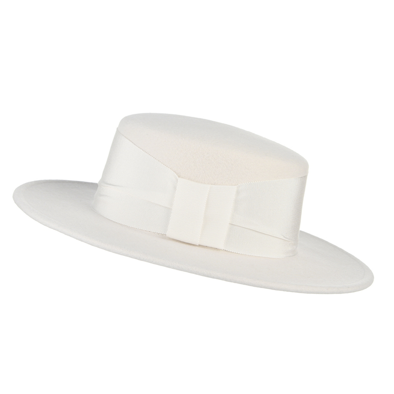 100% Wool White Autumn Winter  - Fedora Hat Wool recension och pris