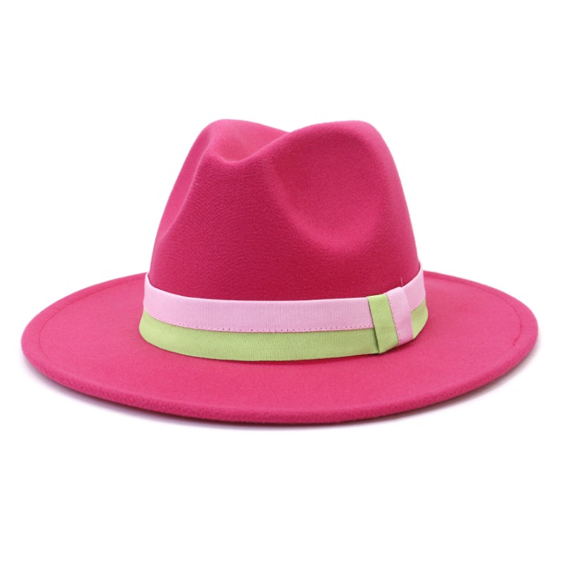 Unisex Autumn Winter New Wide  - Fedora Hat Wool recension och pris