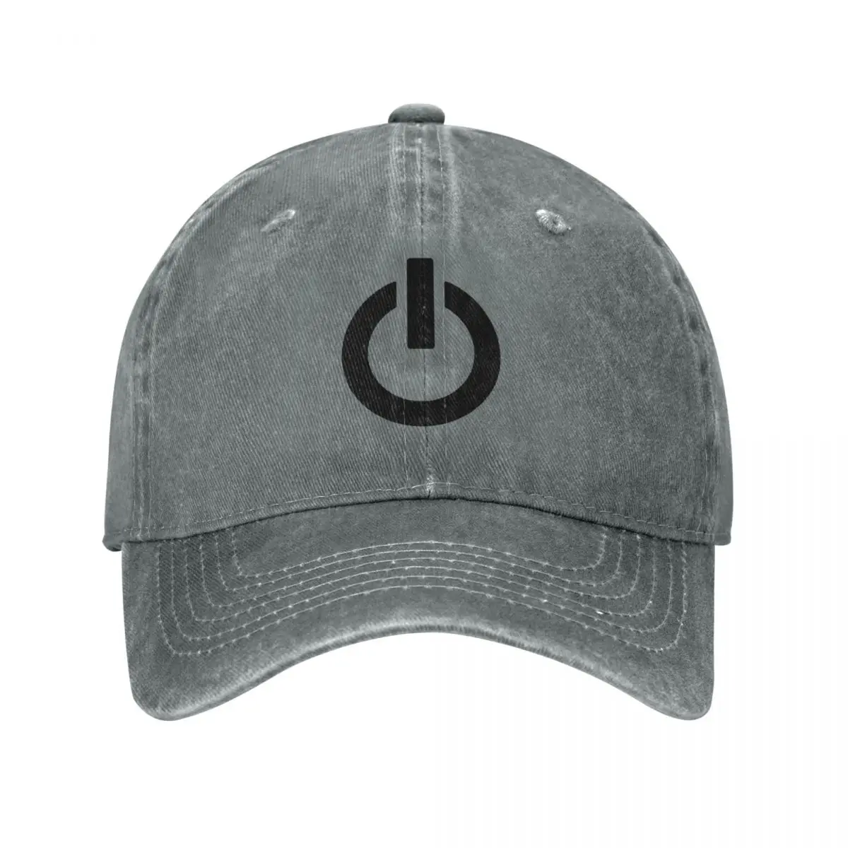 Power Button (black) Baseball  - Golf Cap Dad recension och pris