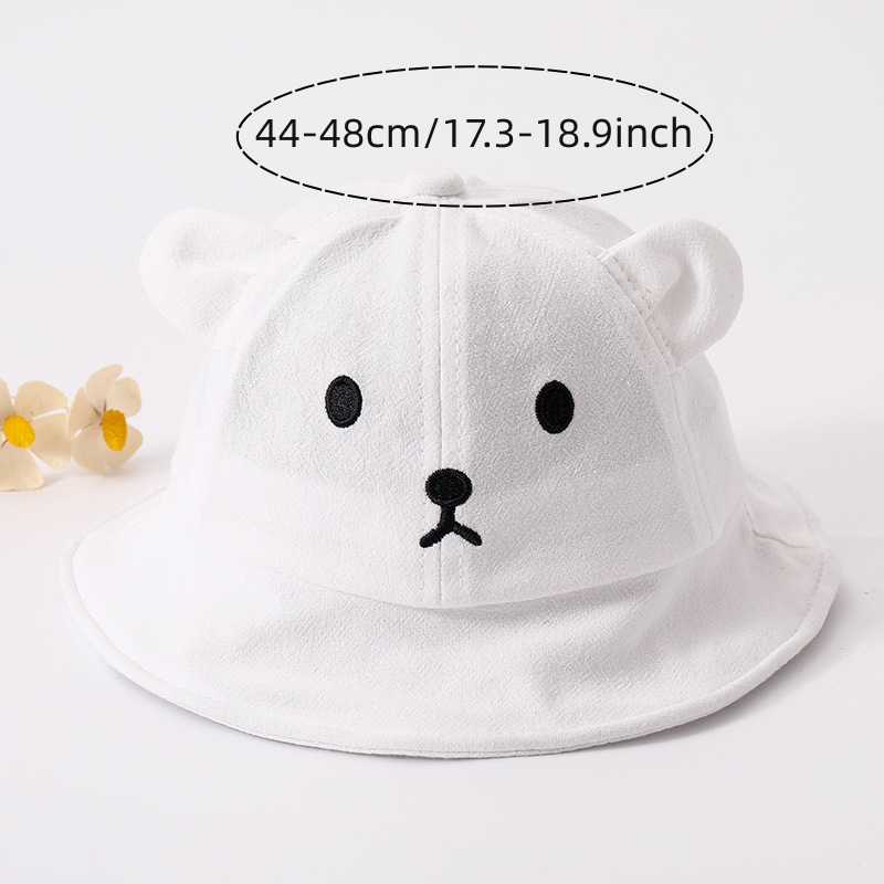 Cute Bear Baby Bucket Hat With - Bucket Hat Cotton recension och pris