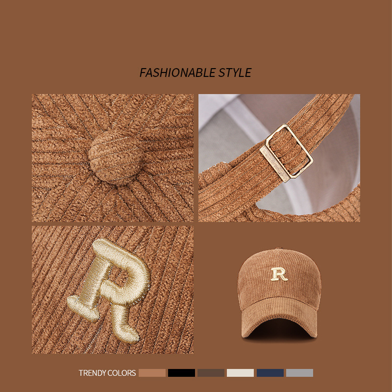 Corduroy Baseball Cap with 3D  - Baseball Cap Structured recension och pris