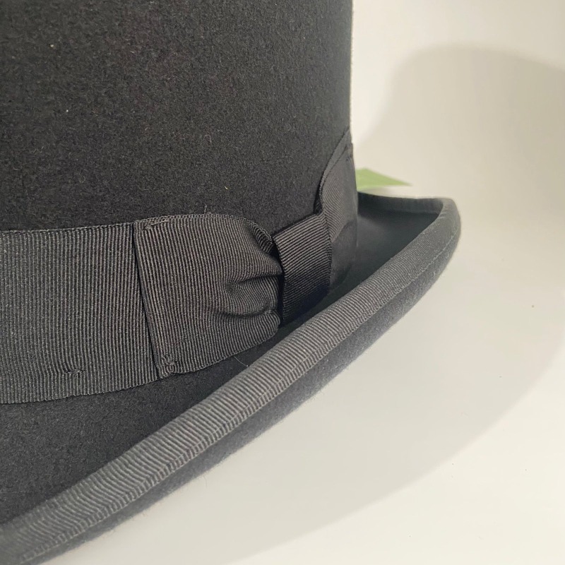 Black Wool Felt Top Hat Men's  - Fedora Hat Wool recension och pris