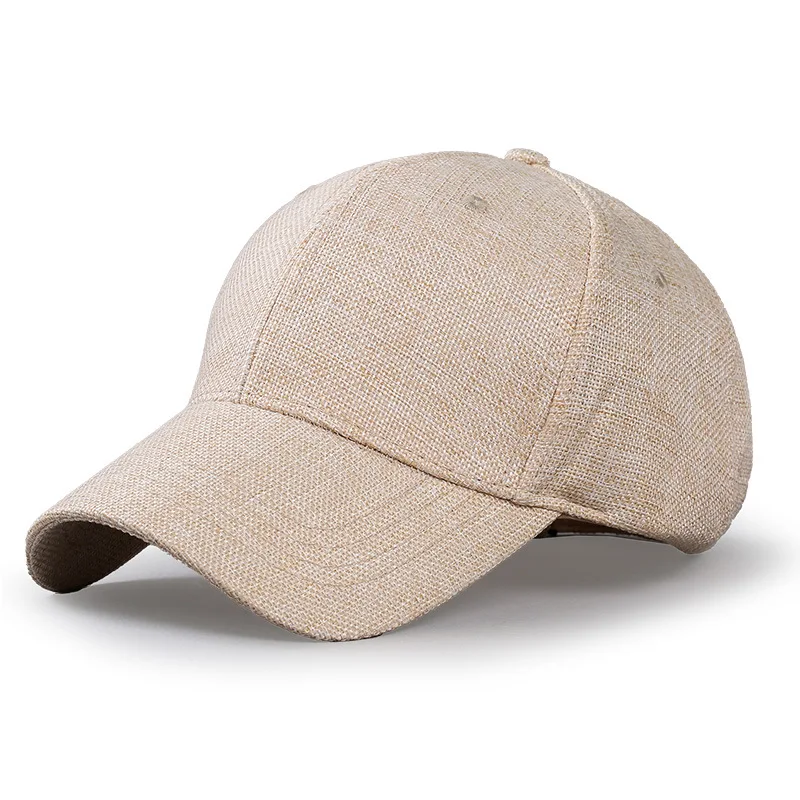 Oversize XXL Faux Linen Men Wo - Baseball Cap Structured recension och pris