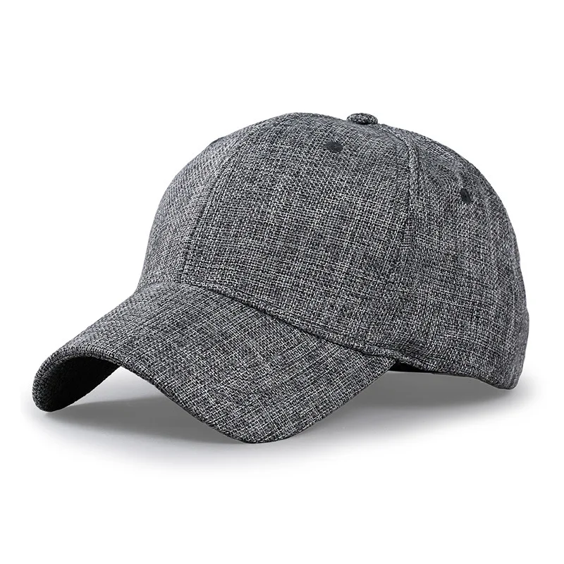 Oversize XXL Faux Linen Men Wo - Baseball Cap Structured recension och pris