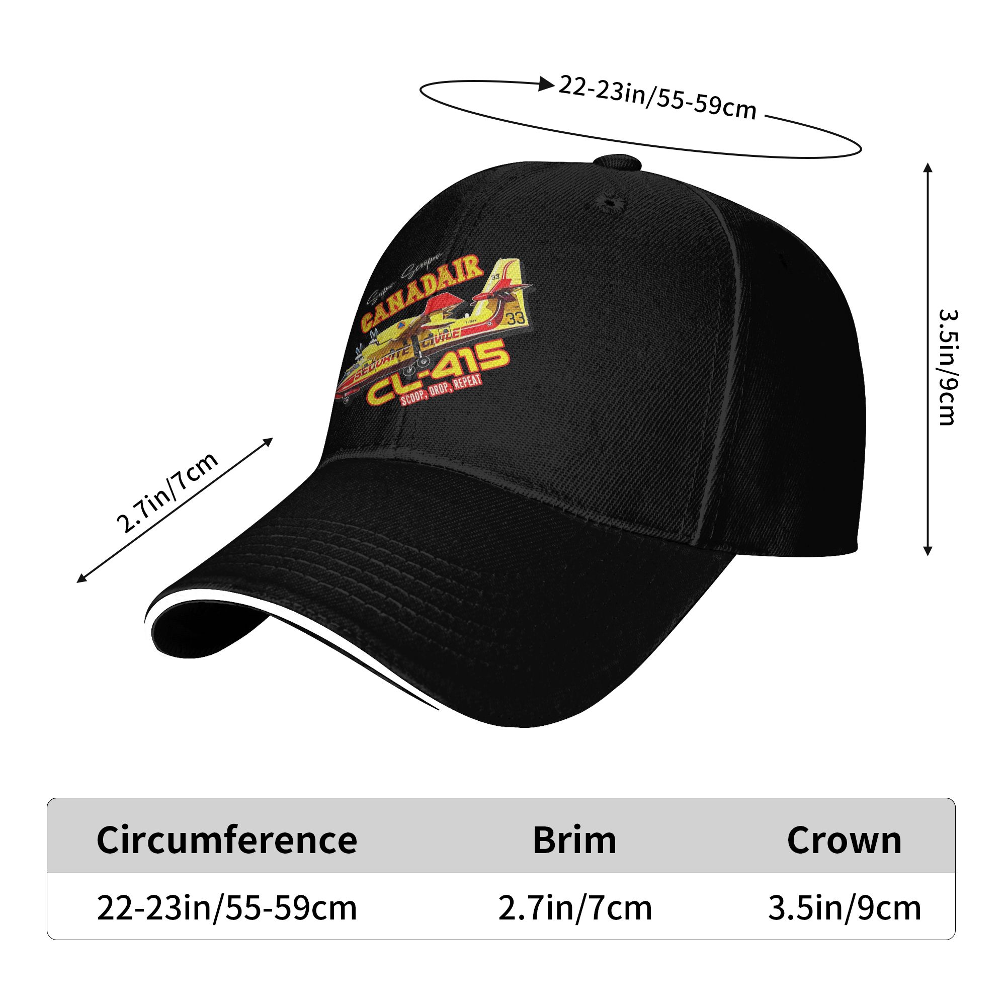 Unisex Canadair cl-415 Super S - Golf Cap Dad recension och pris